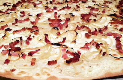 Flammekueche ou tarte flambée