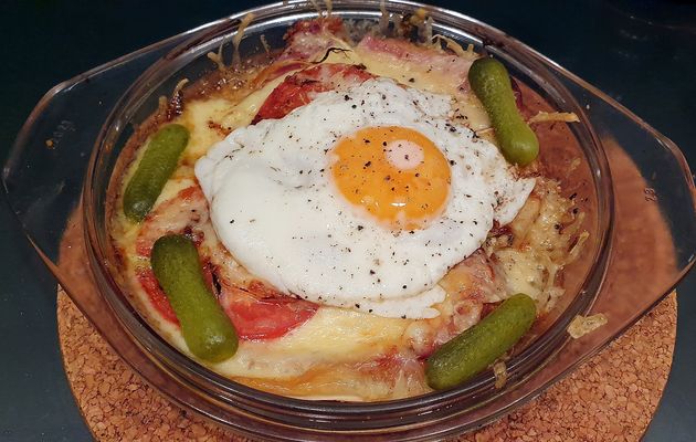 Croûte au fromage à ma façon