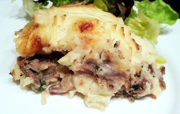 Parmentier de cuisses de canard confites