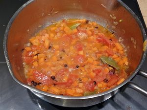 Côtelettes de porc sauce au gin