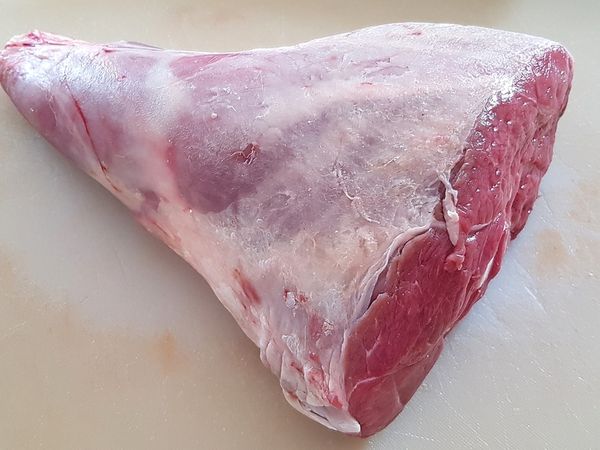 Gigot d'agneau cuit en basse température