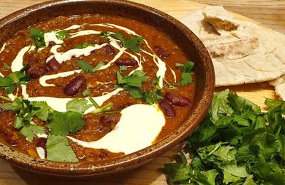 Dhal aux lentilles et haricots rouges