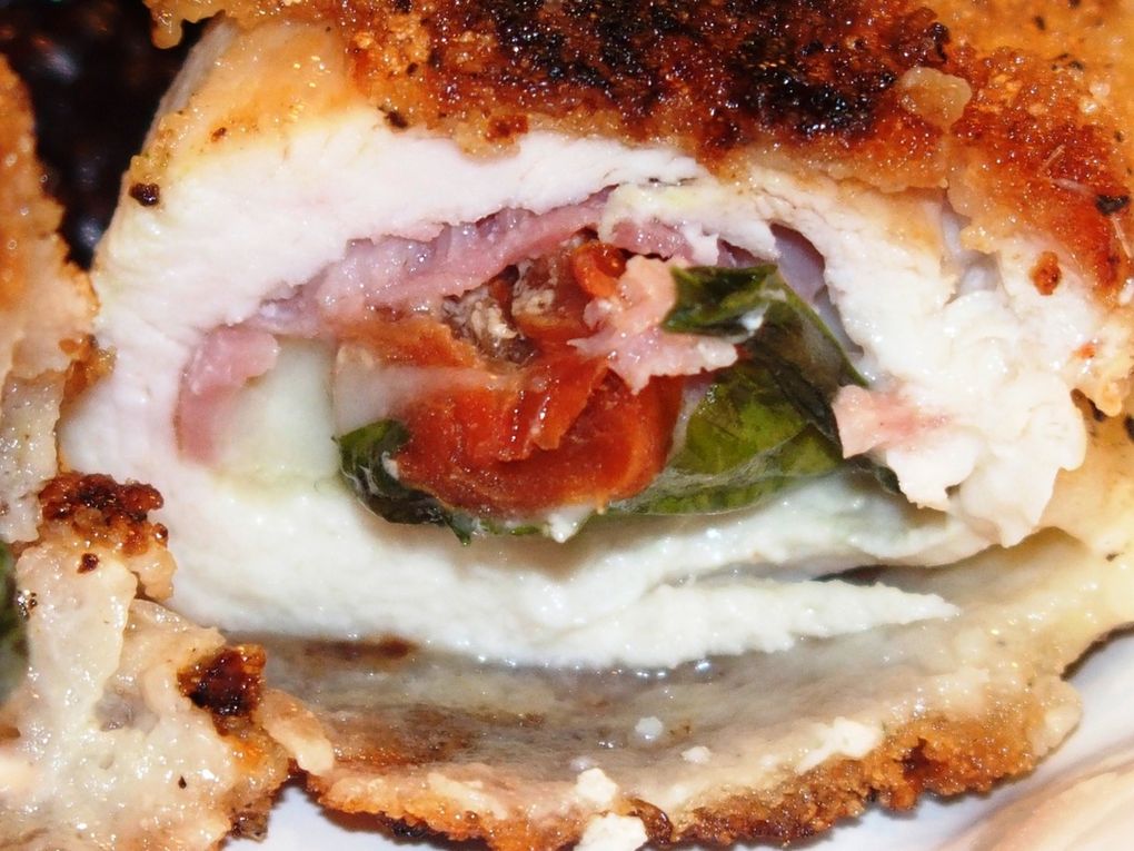 Cordons-bleus de poulet maison