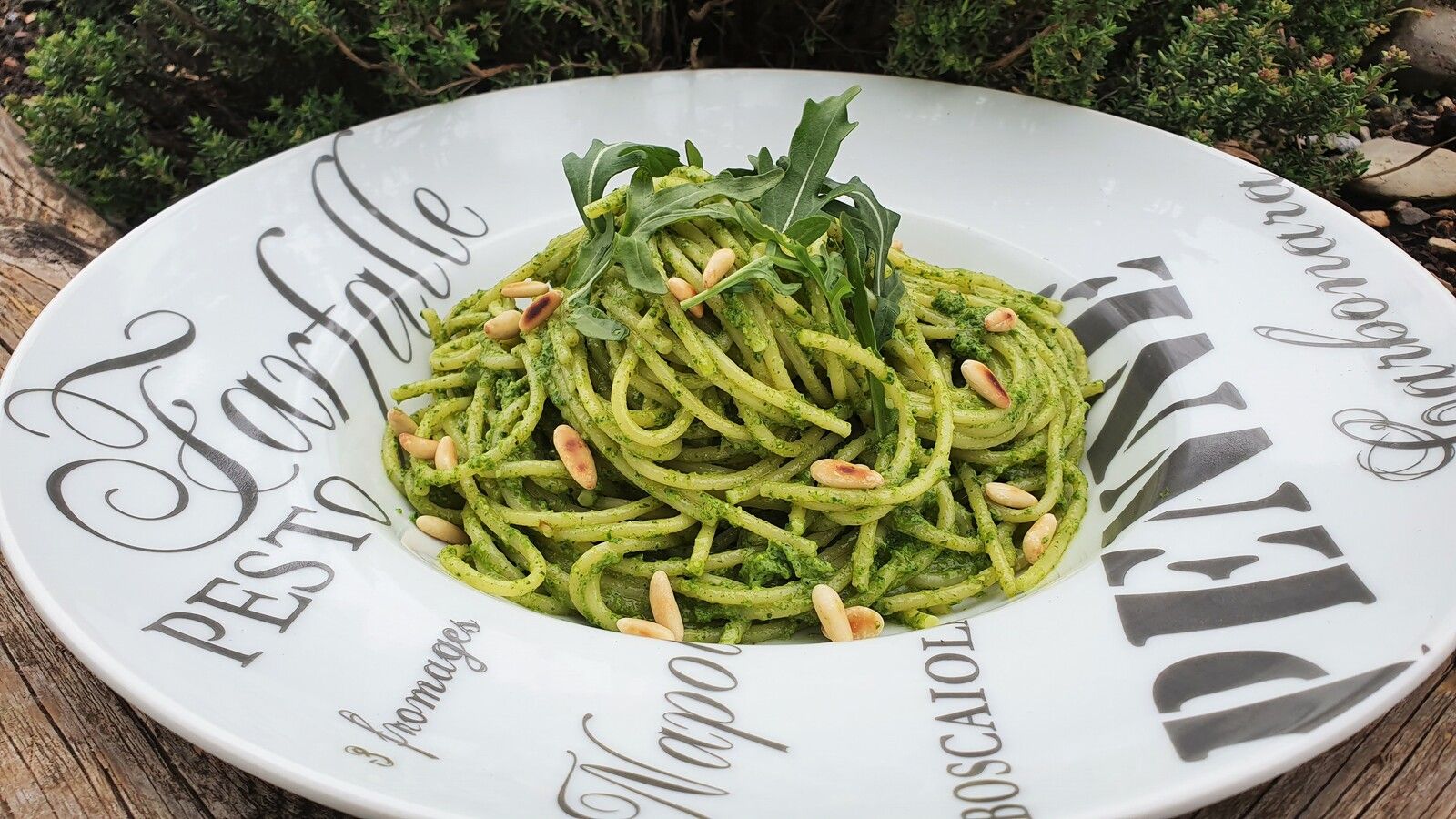 Pâtes au pesto di rucola