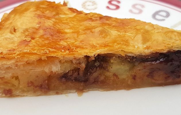 Galette aux poires et au chocolat