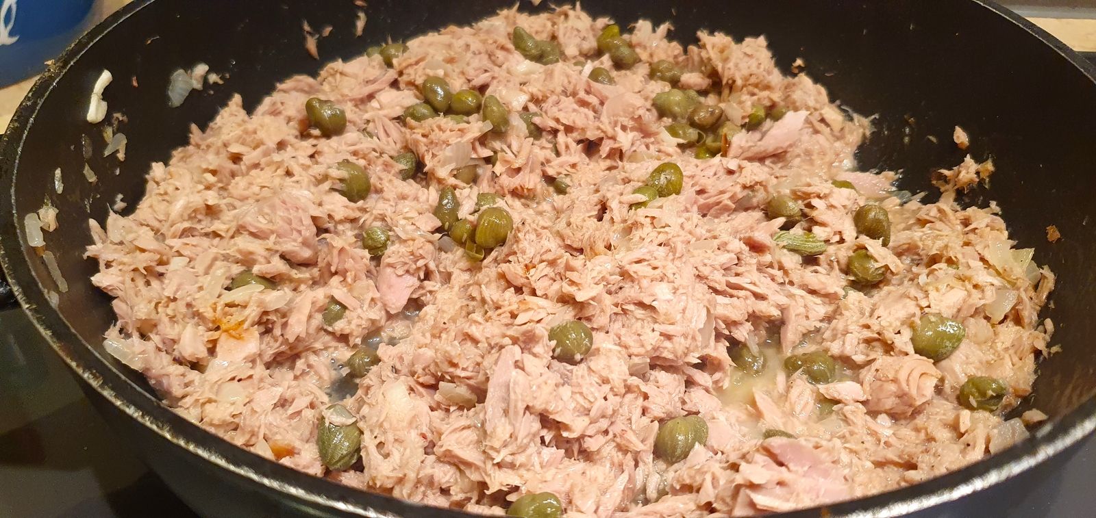 Pâtes au thon et aux câpres