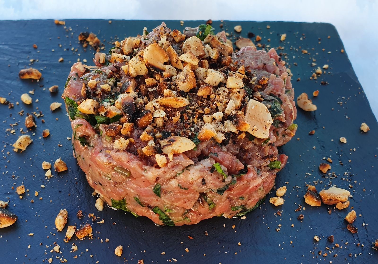 Tartare de boeuf à la thaïlandaise