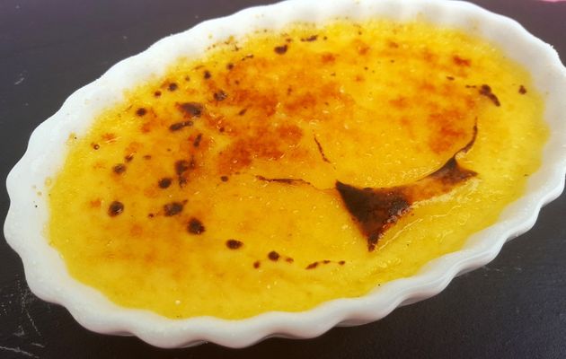 Crème brûlée à la vanille