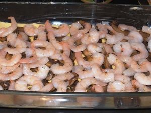 Lasagne au saumon et aux crevettes