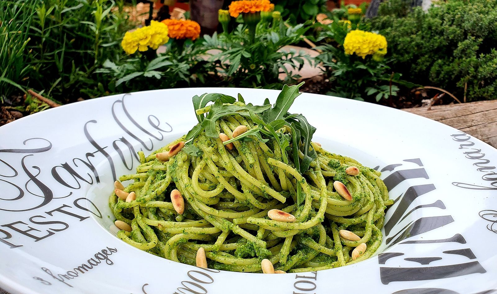 Pâtes au pesto di rucola
