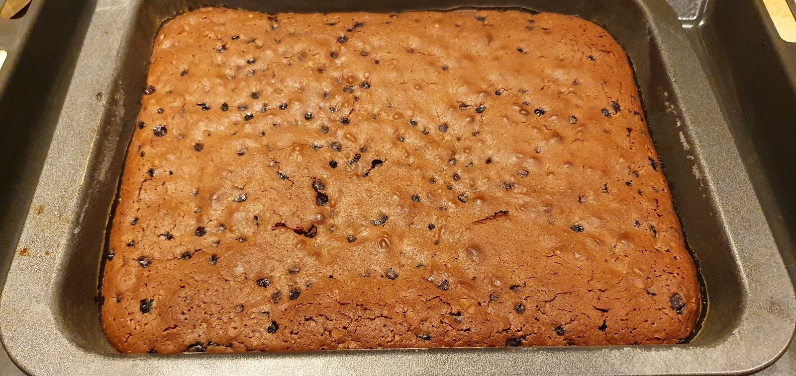 Brownies au chocolat et aux myrtilles