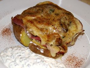 Duo de pommes de terre au four