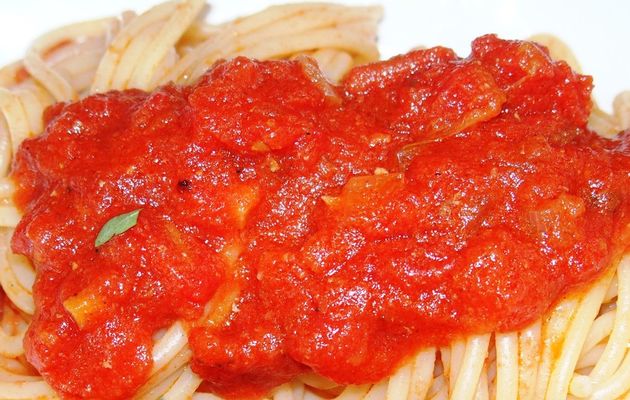 Sauce tomate pour spaghetti exigeants