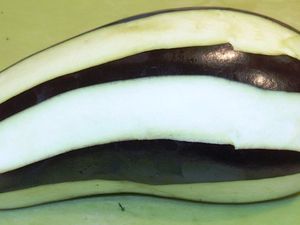 Salade tiède aux aubergines