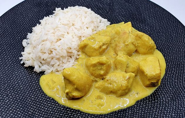 Emincé de poulet au curry à ma façon