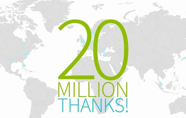 20 millions de pages vues et une nouvelle catégorie!