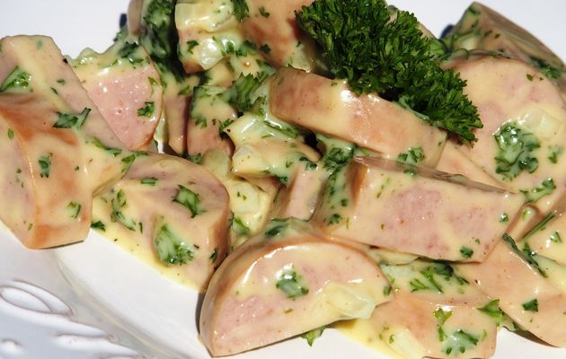 La salade de cervelas de mon enfance