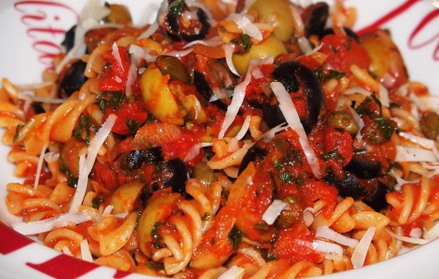 Pâtes à la puttanesca