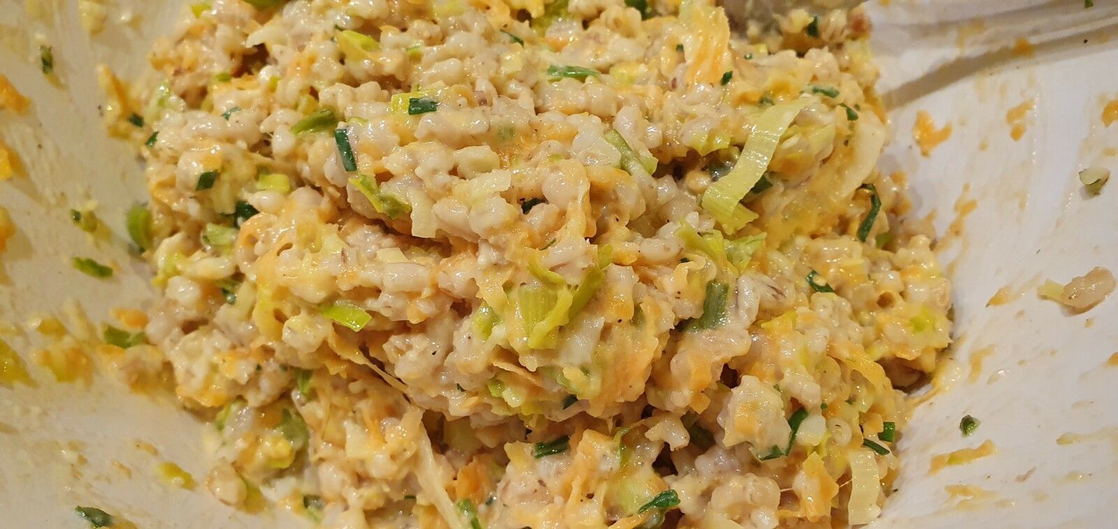 Galettes à l'orge et aux légumes