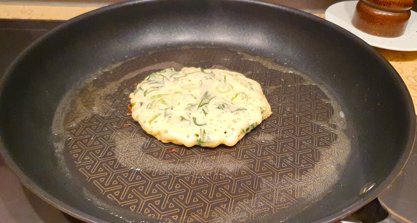 Pancakes de pak choï