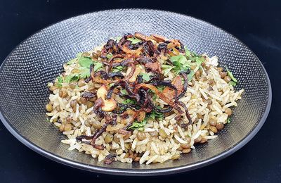 Riz aux lentilles à l'indienne