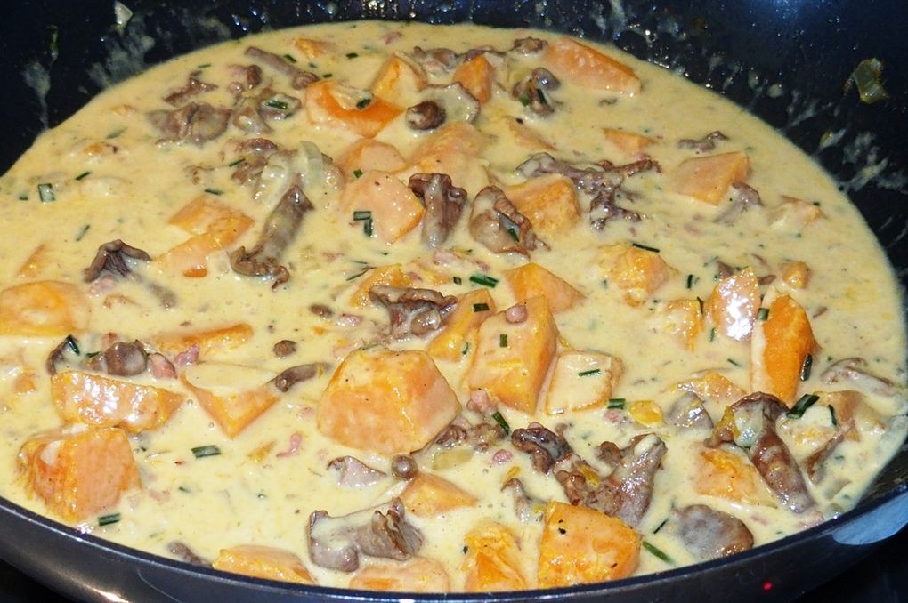 Pâtes d'automne à la courge