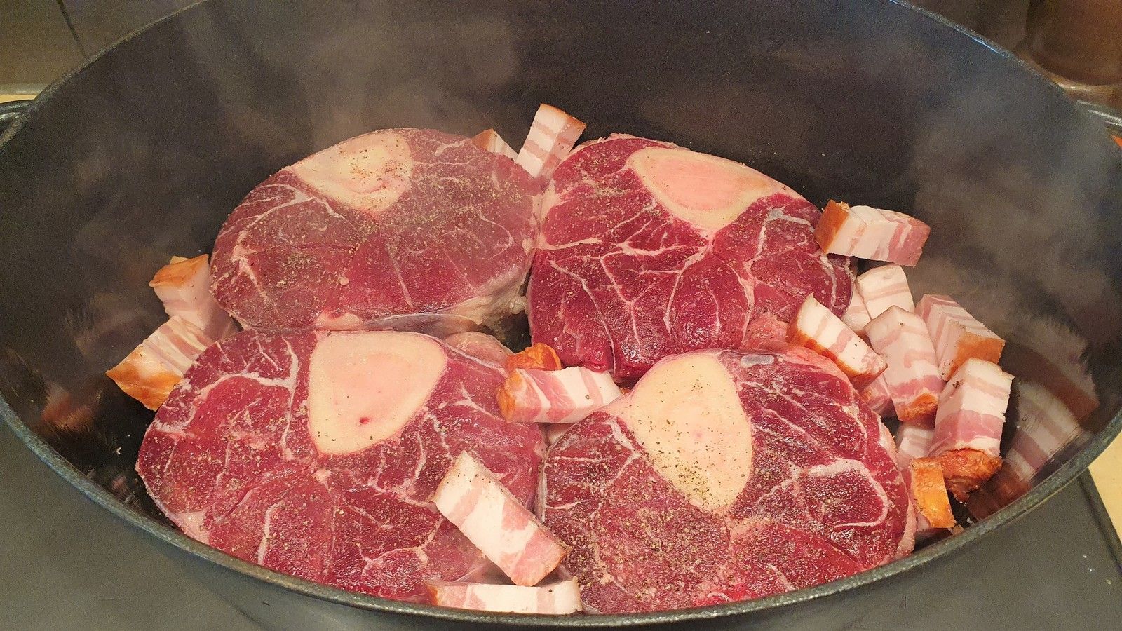 Jarrets de boeuf braisés